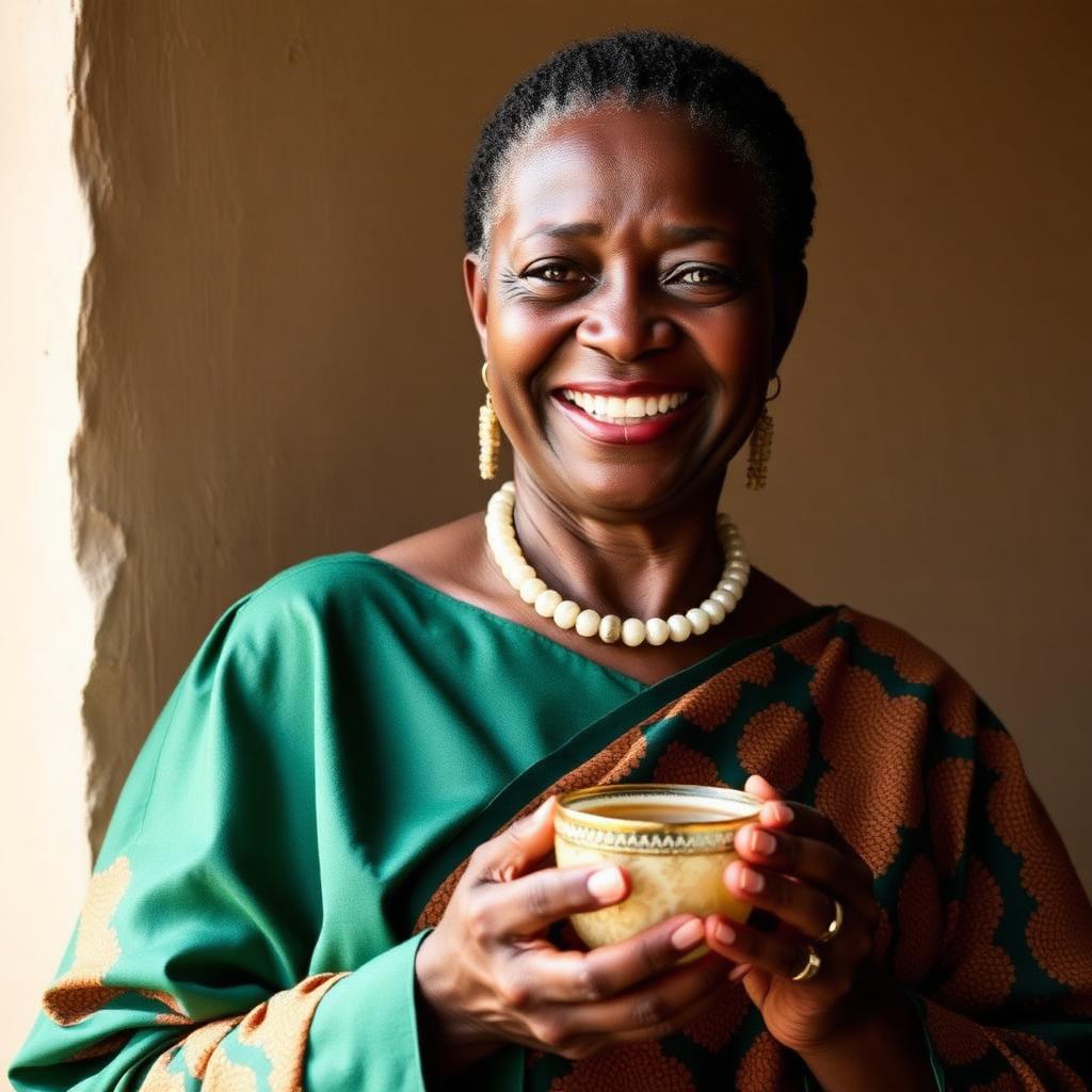 Zambian customer enjoying Diabeticare herbal tea